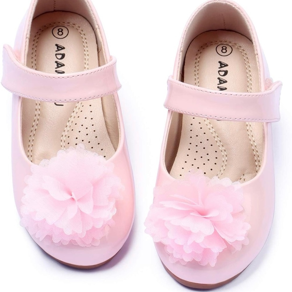 Toddler Dress Shoes Flower Girl Shoes for Weeding Cute Toddler Mary Jane Shoes